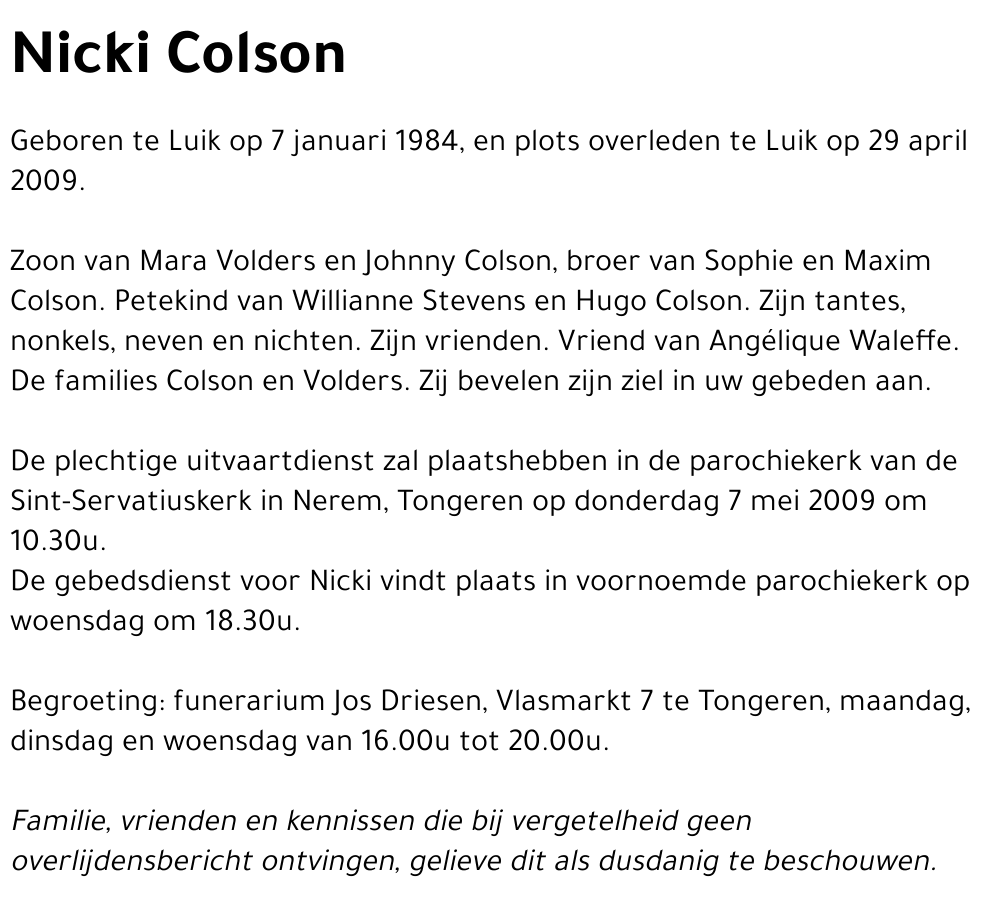 Nicki Colson