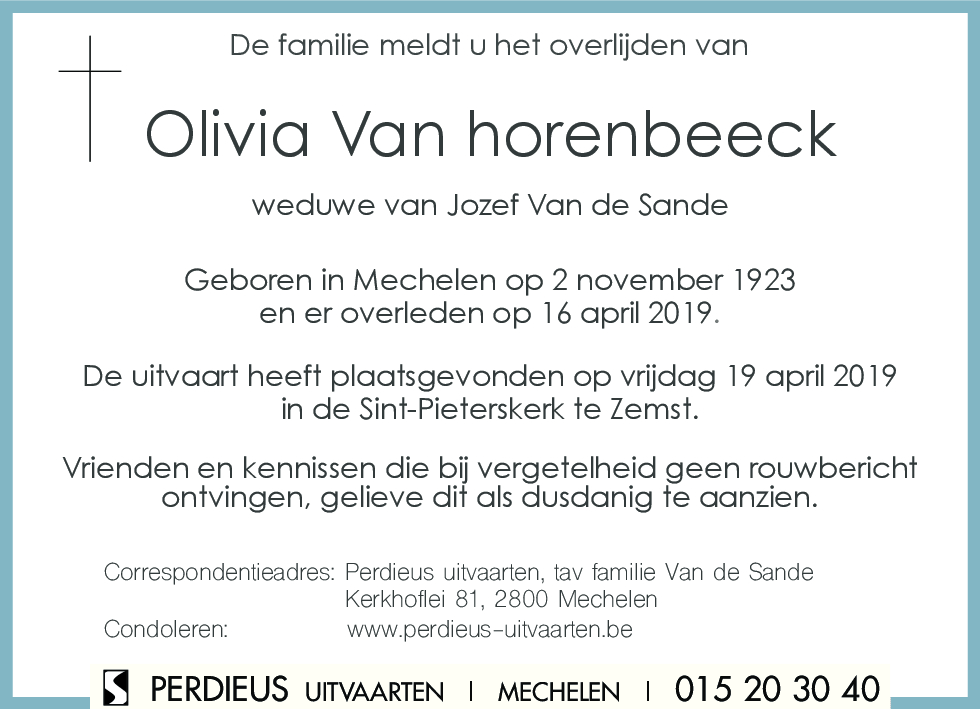 Olivia Van horenbeeck