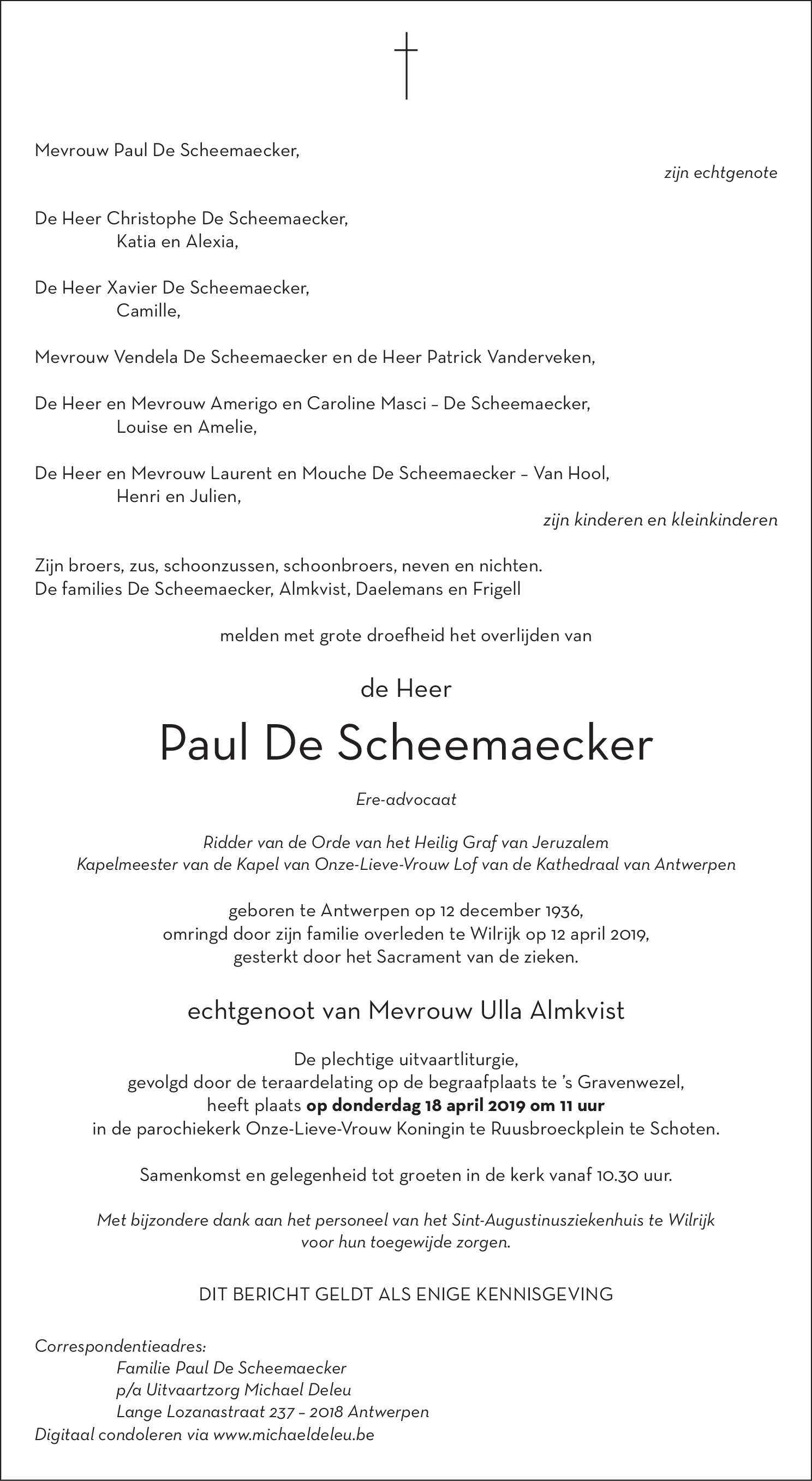 Paul Descheemaecker