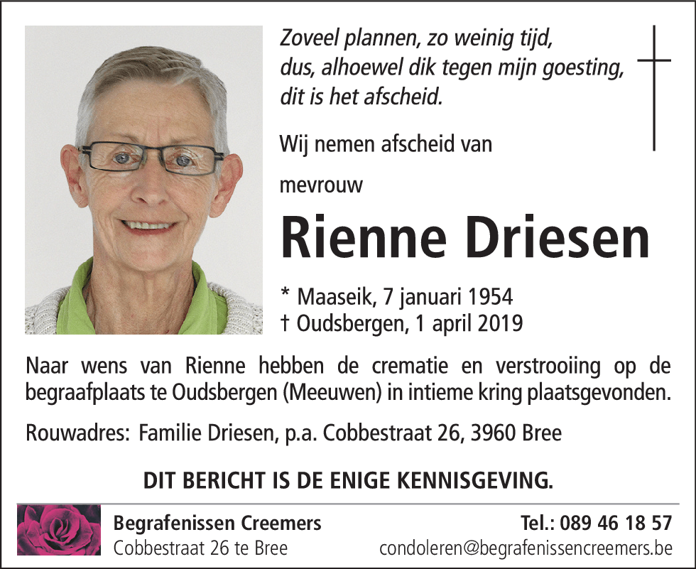 Rienne Driesen