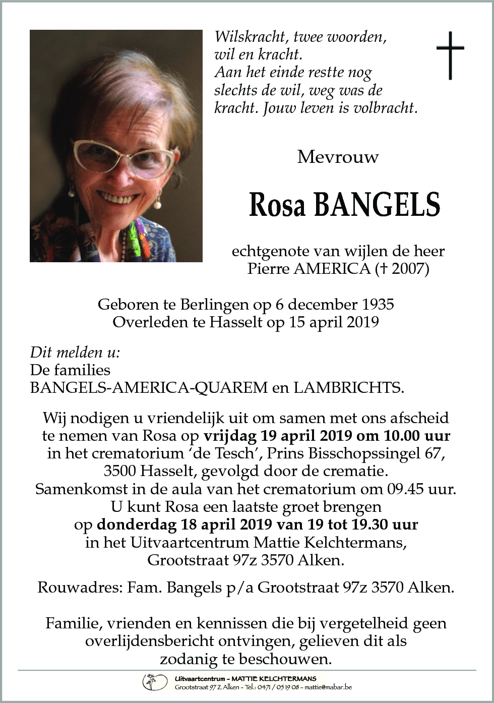 Rosa BANGELS