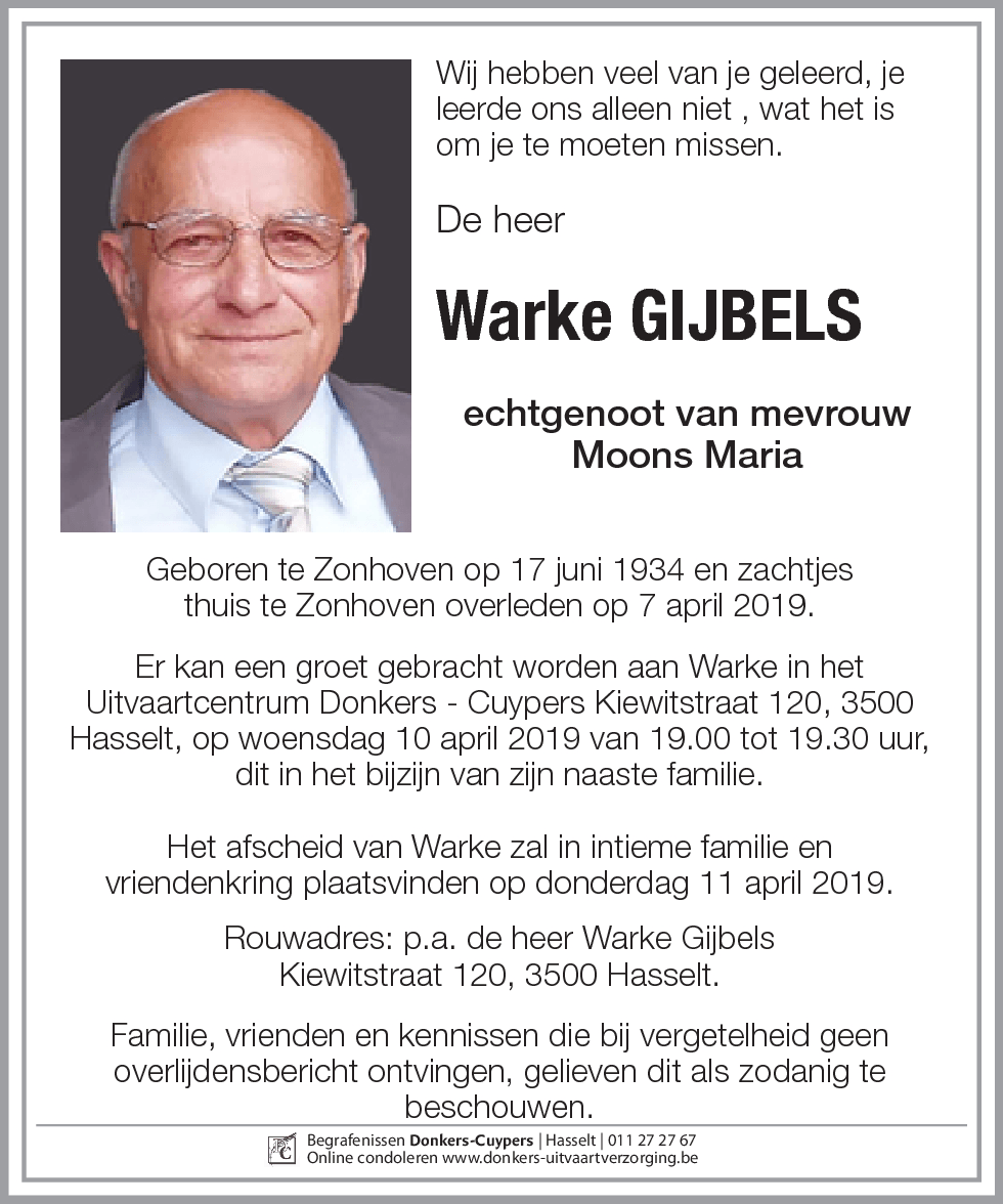 Warke Gijbels