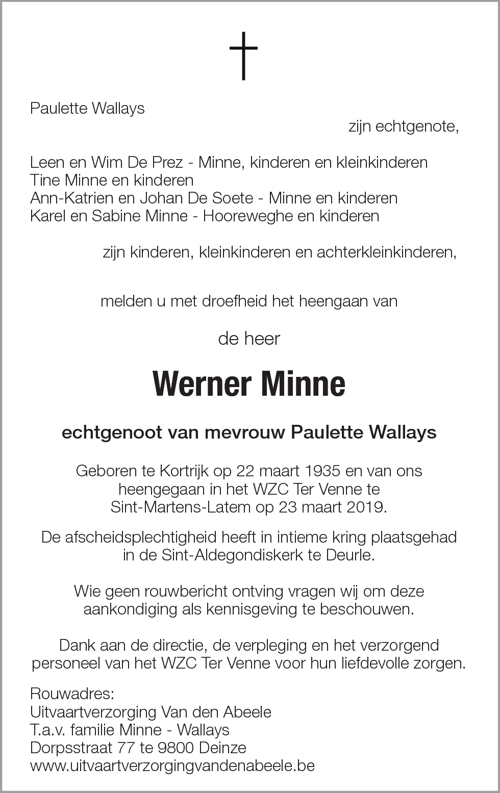 Werner Minne