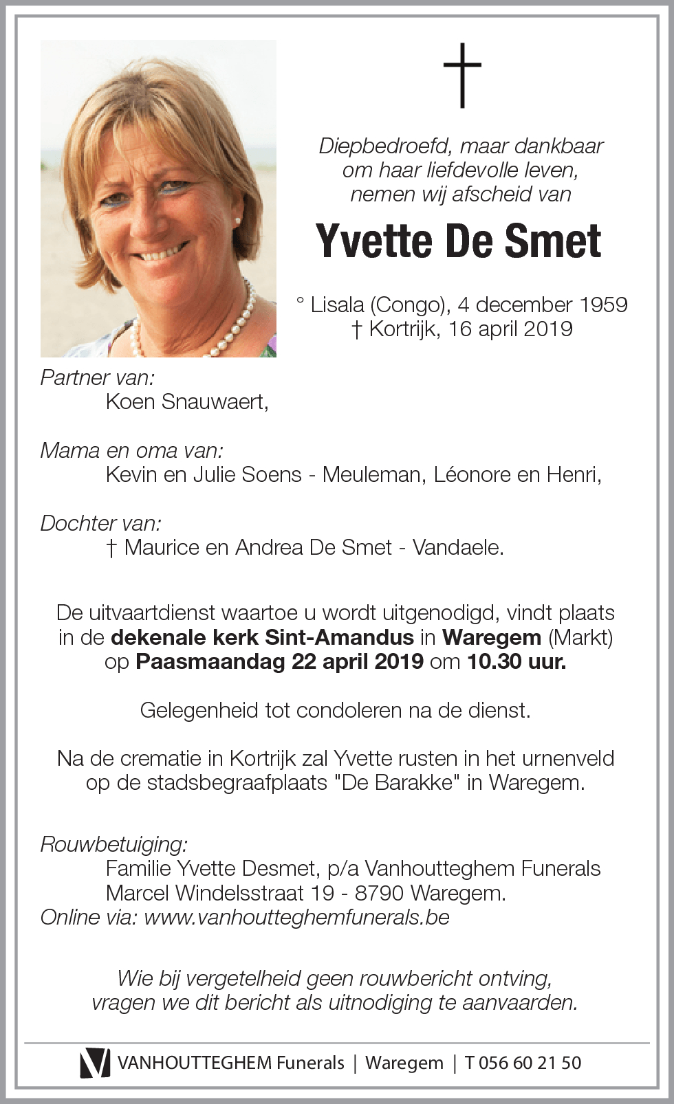 Yvette De Smet