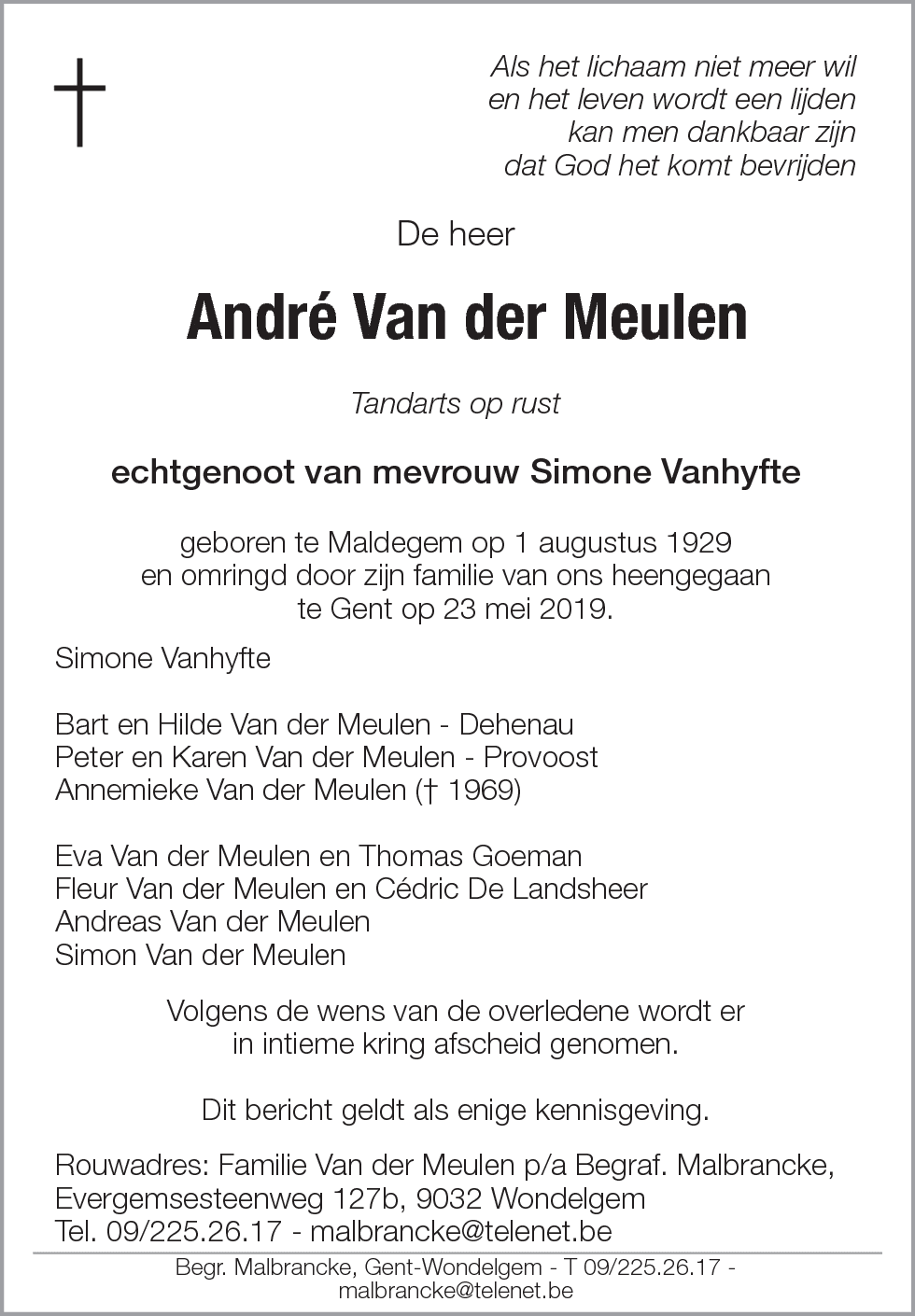 André Van der Meulen