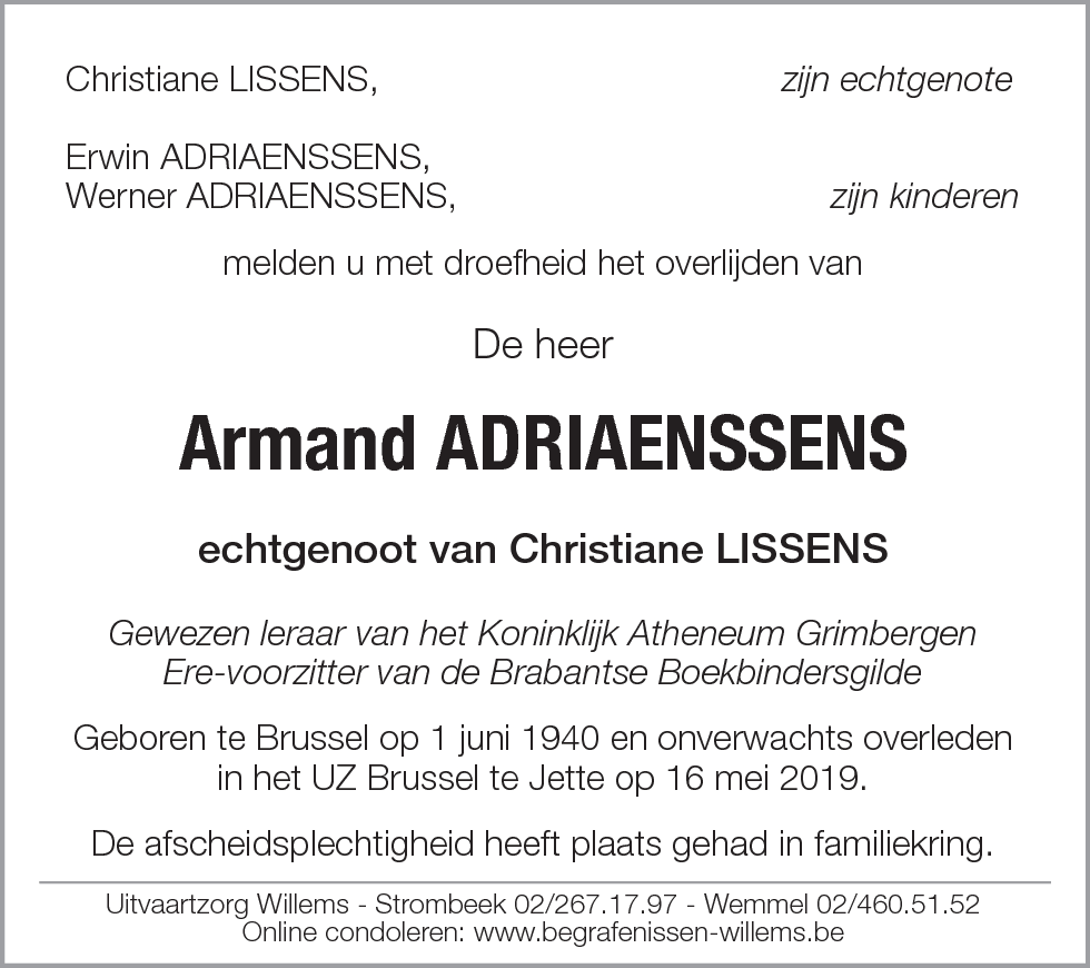 Armand Adriaenssens