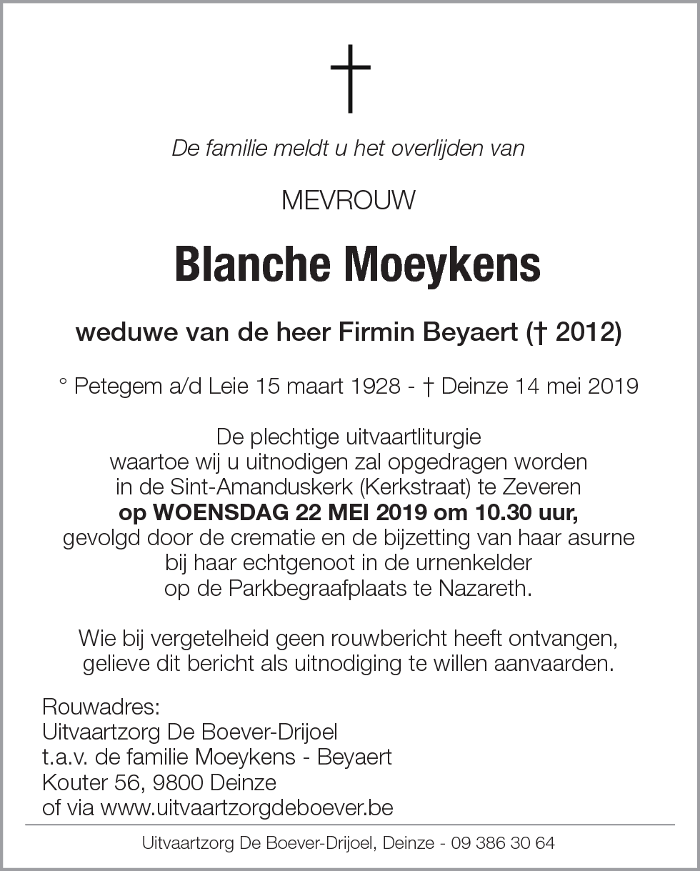 Blanche Moeykens