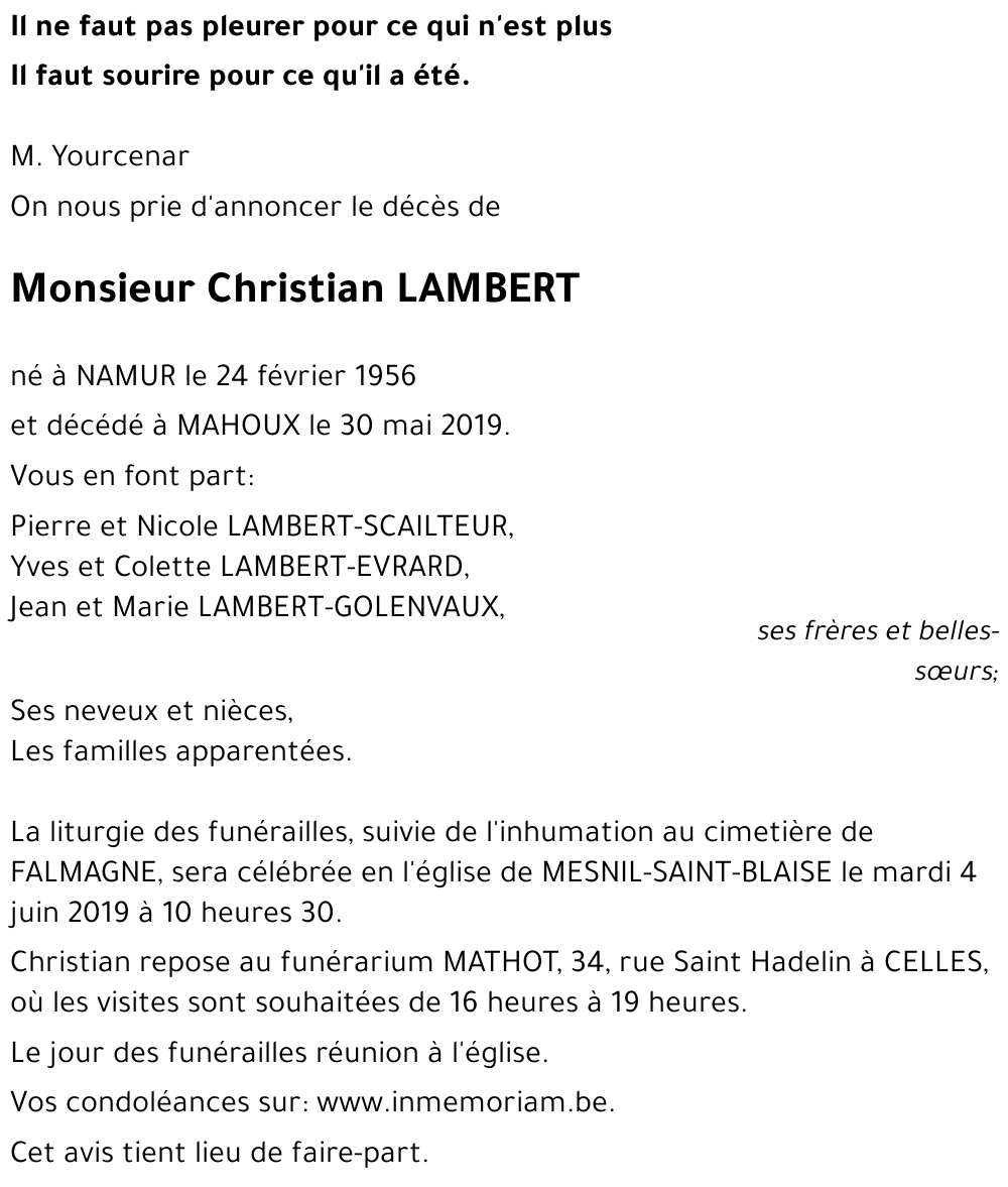 Christian LAMBERT