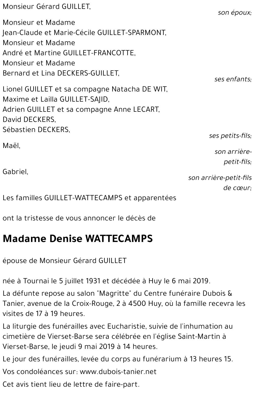 Denise WATTECAMPS