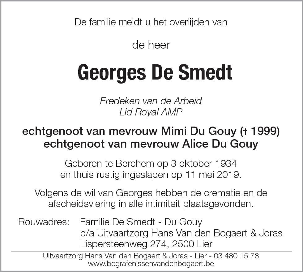 Georges De Smedt