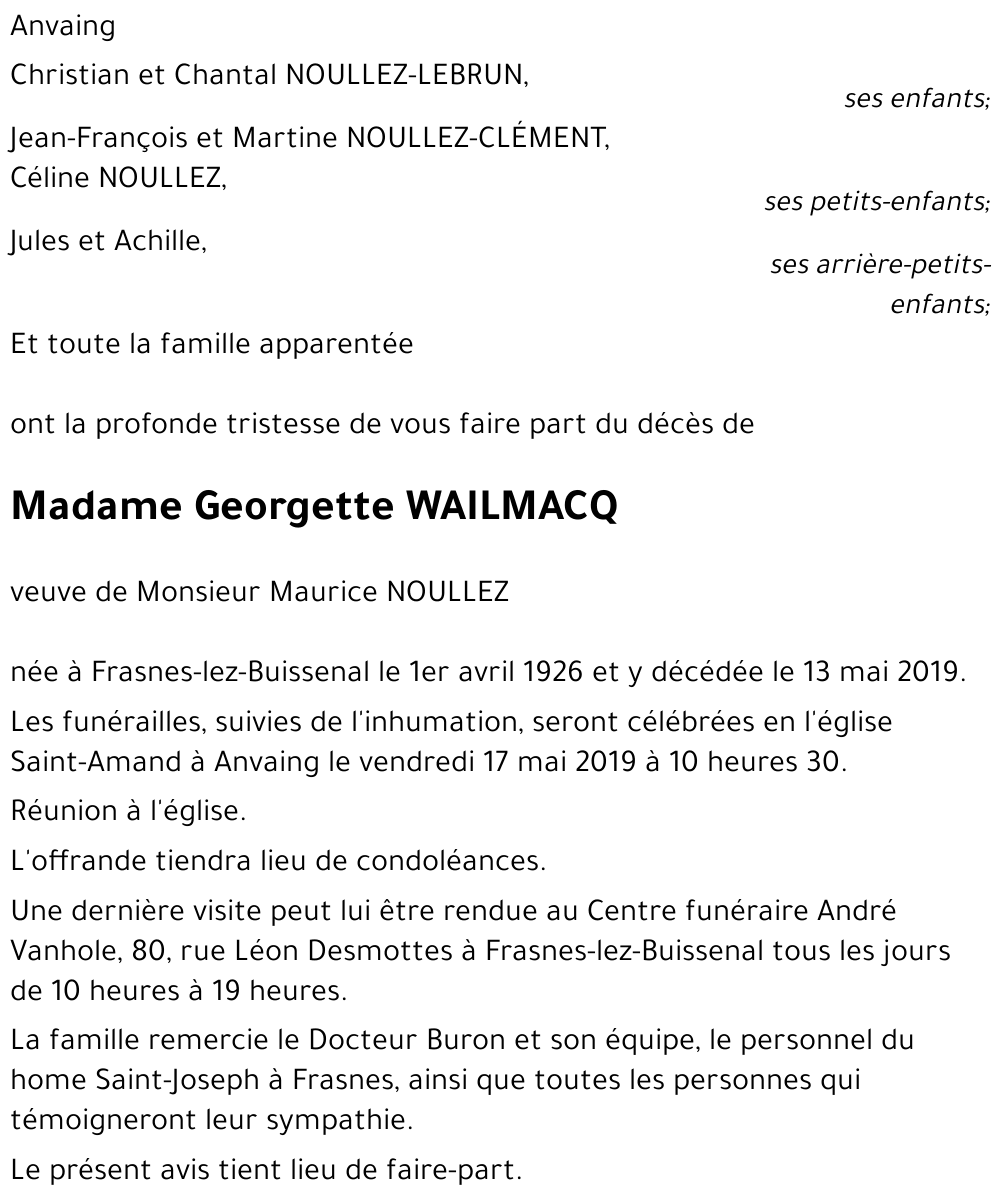 Georgette WAILMACQ