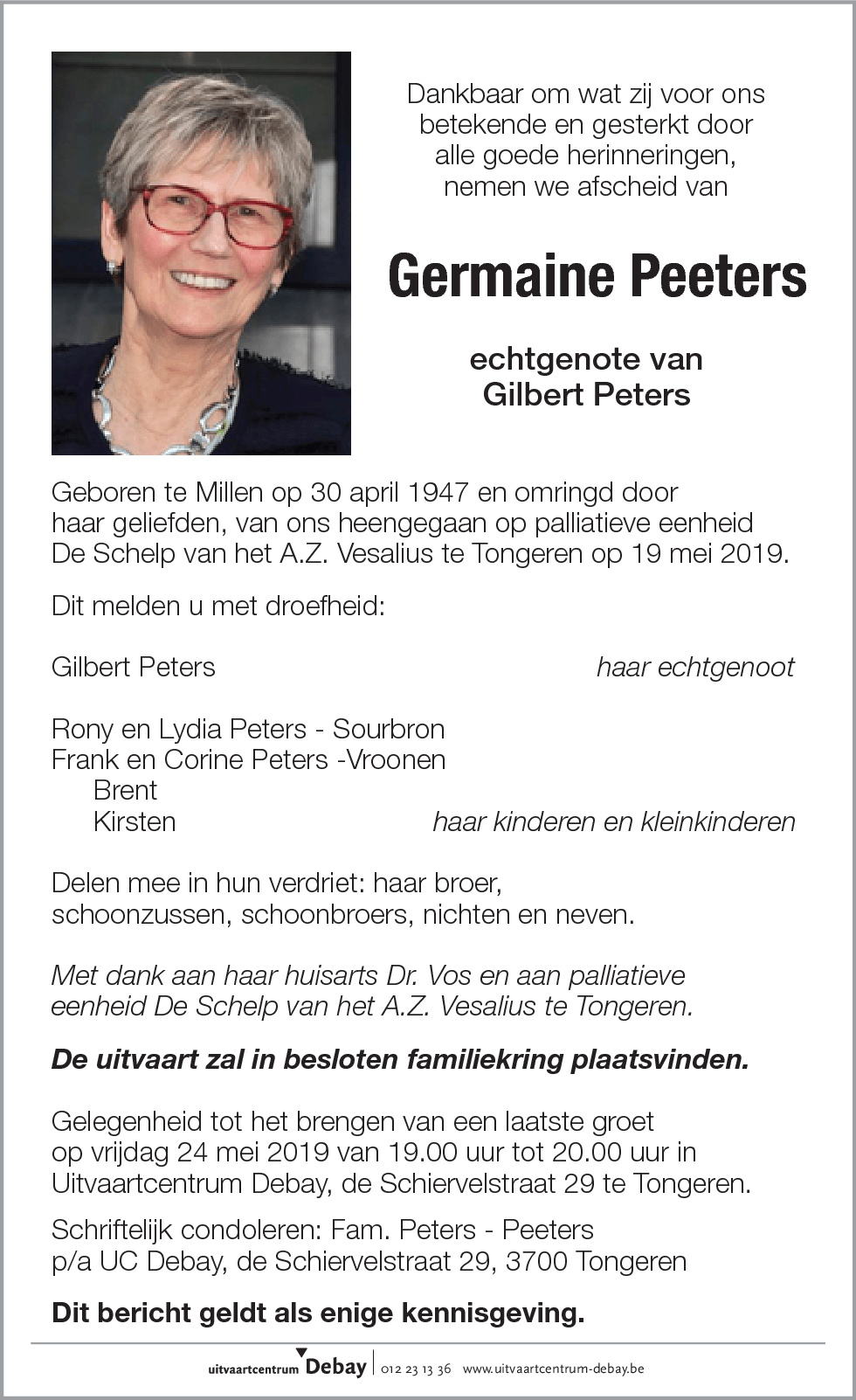 Germaine Peeters