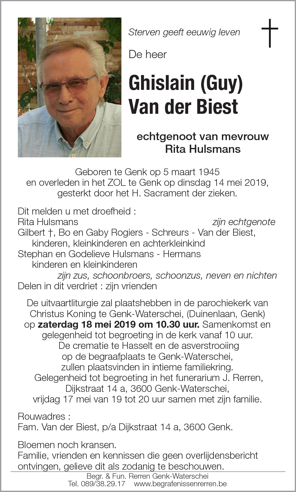 Ghislain VAN DER BIEST