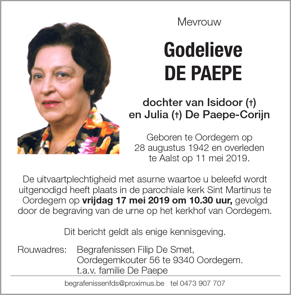 Godelieve De Paepe