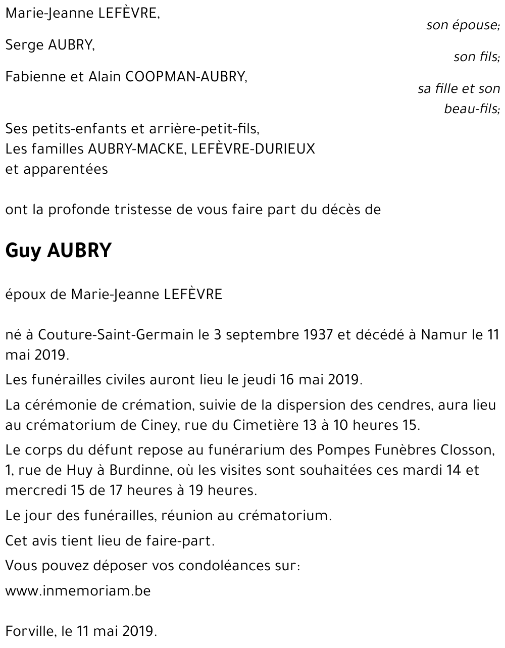 Guy AUBRY
