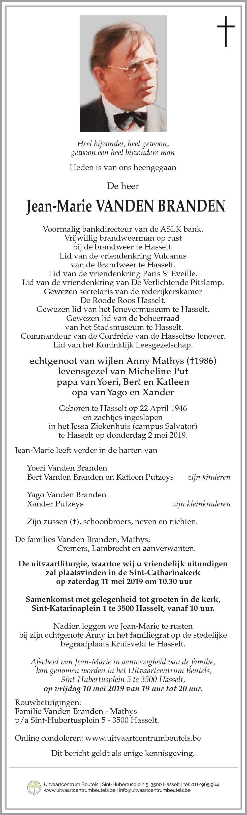 Jean-Marie Vanden Branden