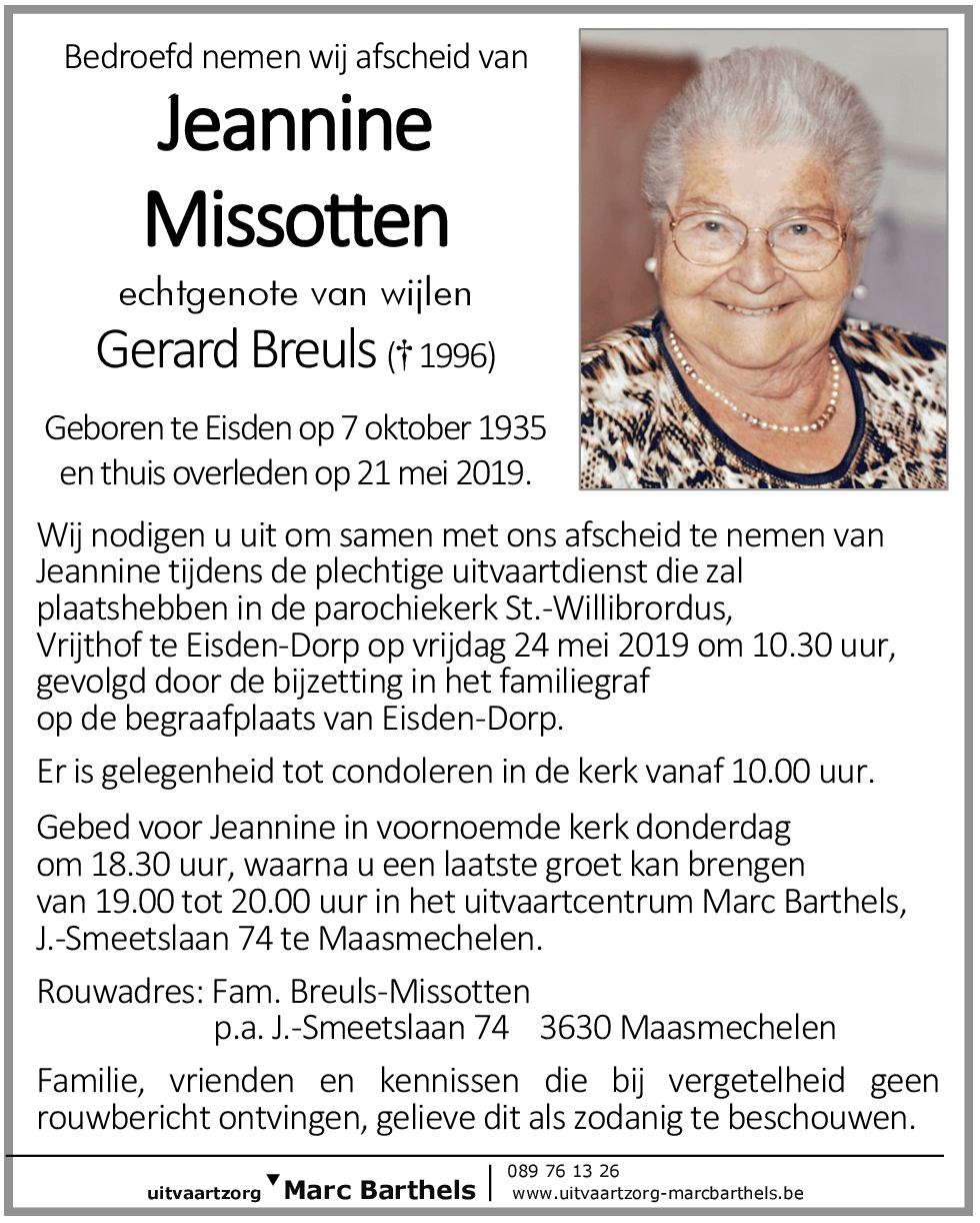 Jeannine Missotten