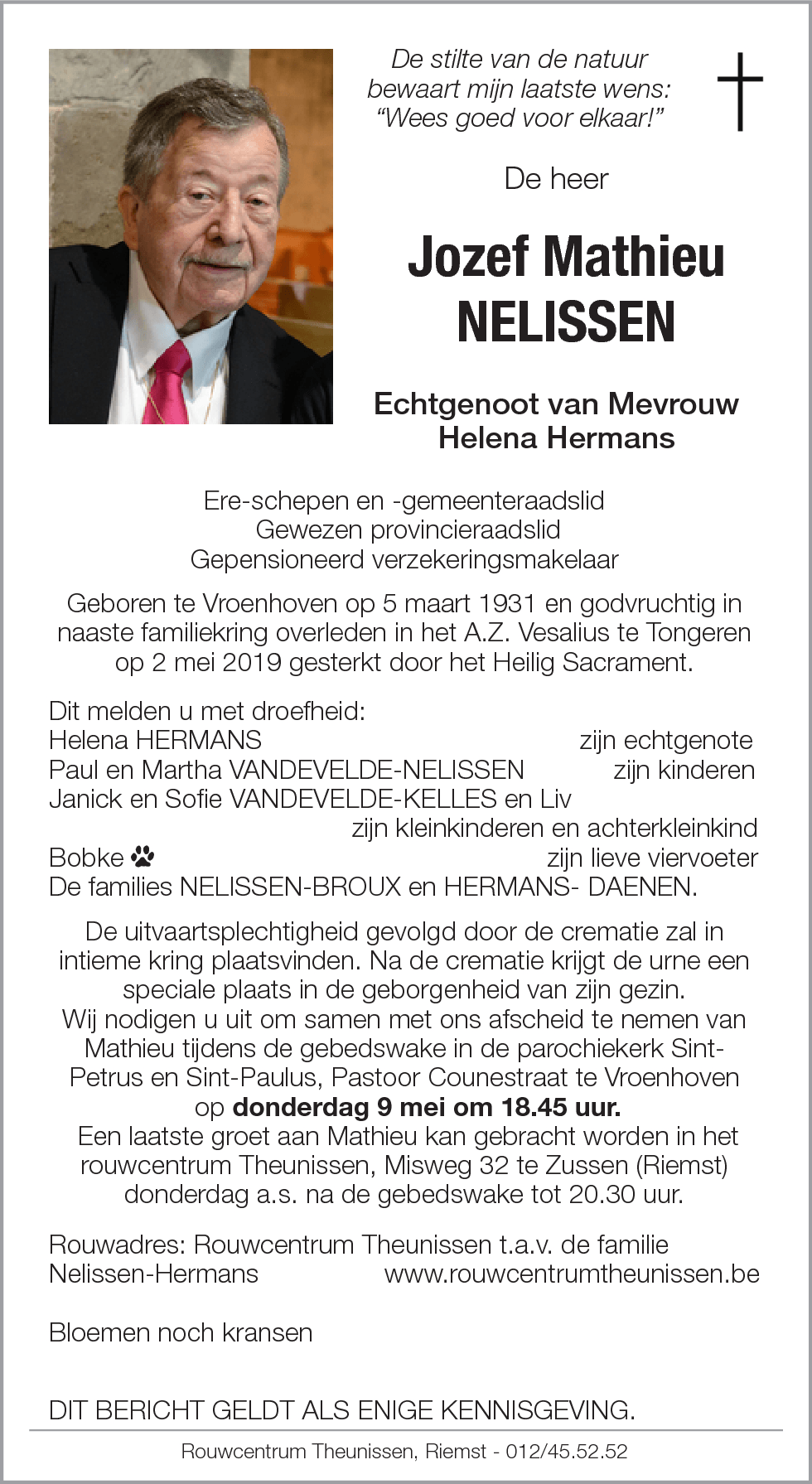 Jozef Mathieu Nelissen
