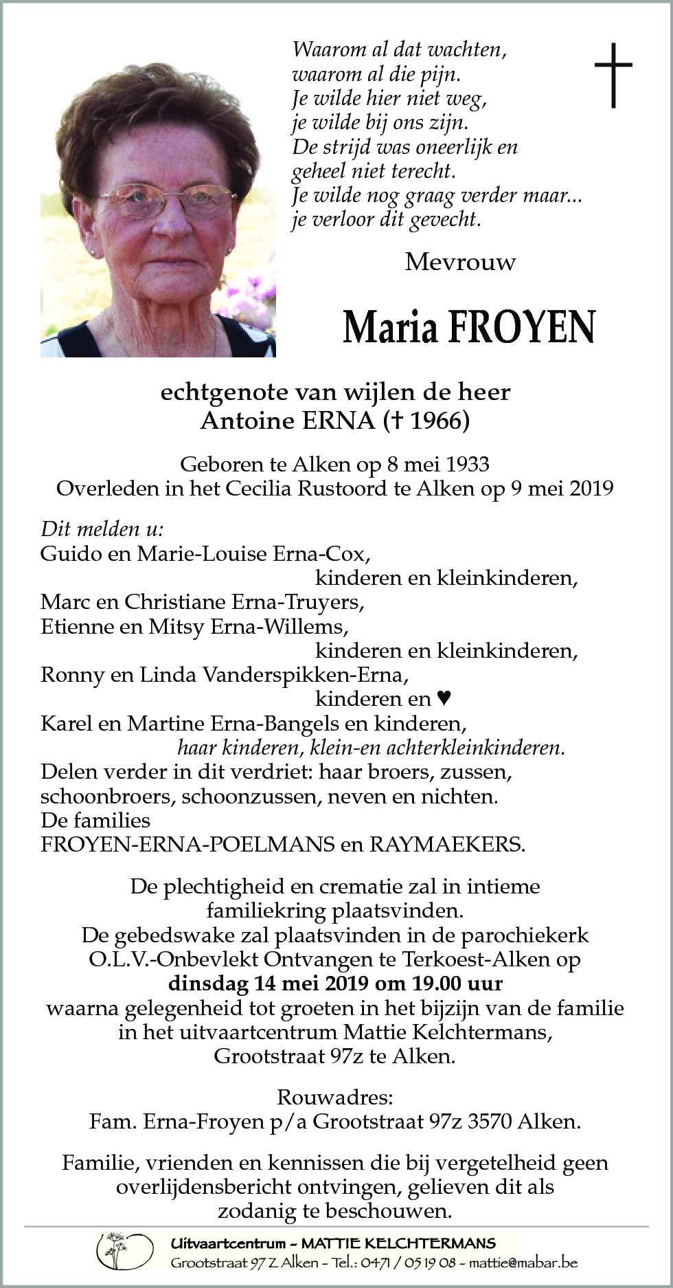 Maria FROYEN