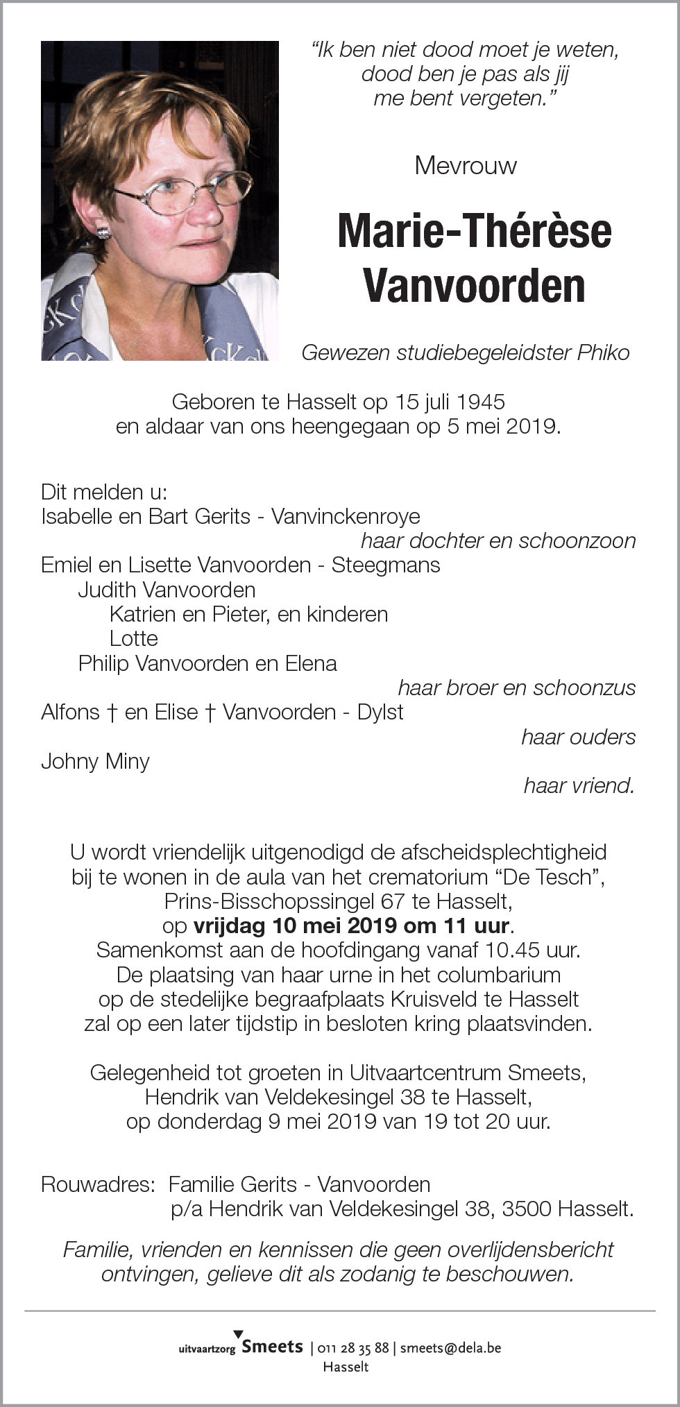 Marie-Thérèse Vanvoorden