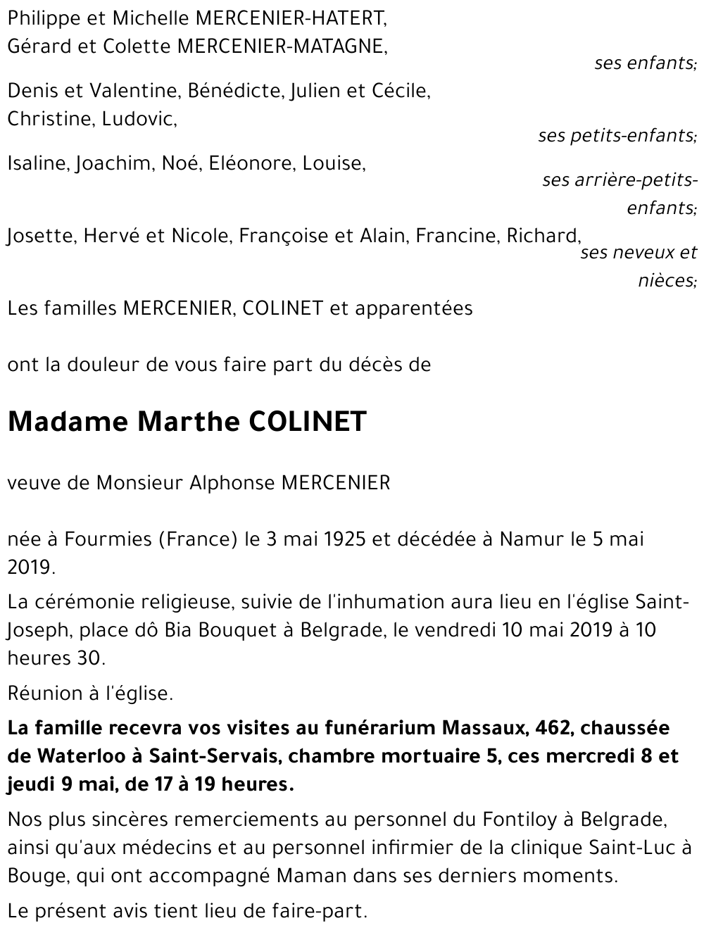 Marthe COLINET