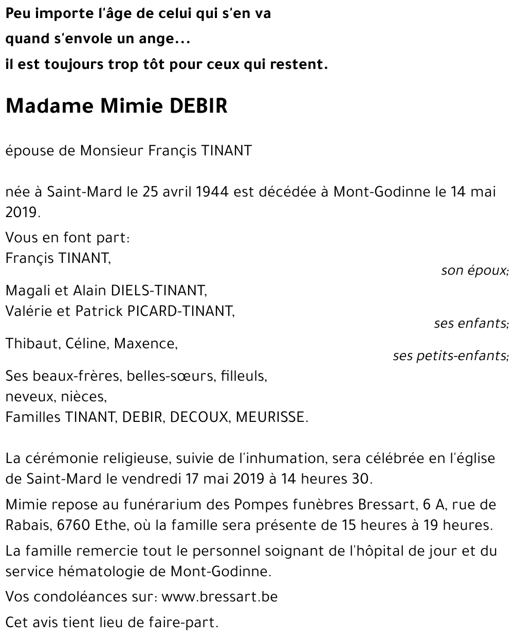Mimie DEBIR 