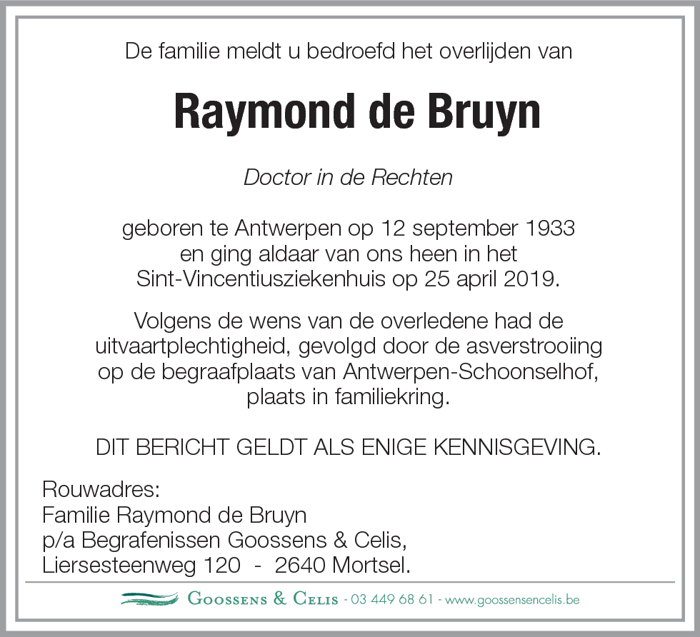 Raymond de Bruyn