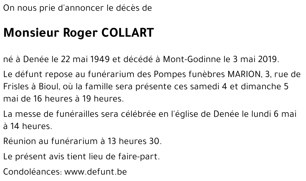 Roger COLLART
