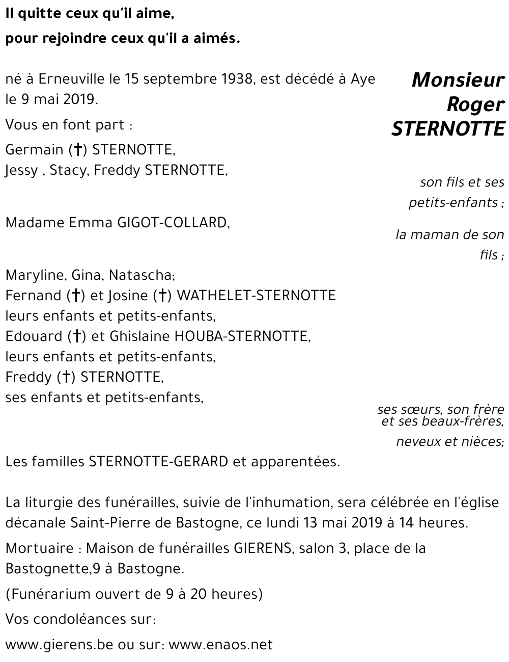 Roger STERNOTTE