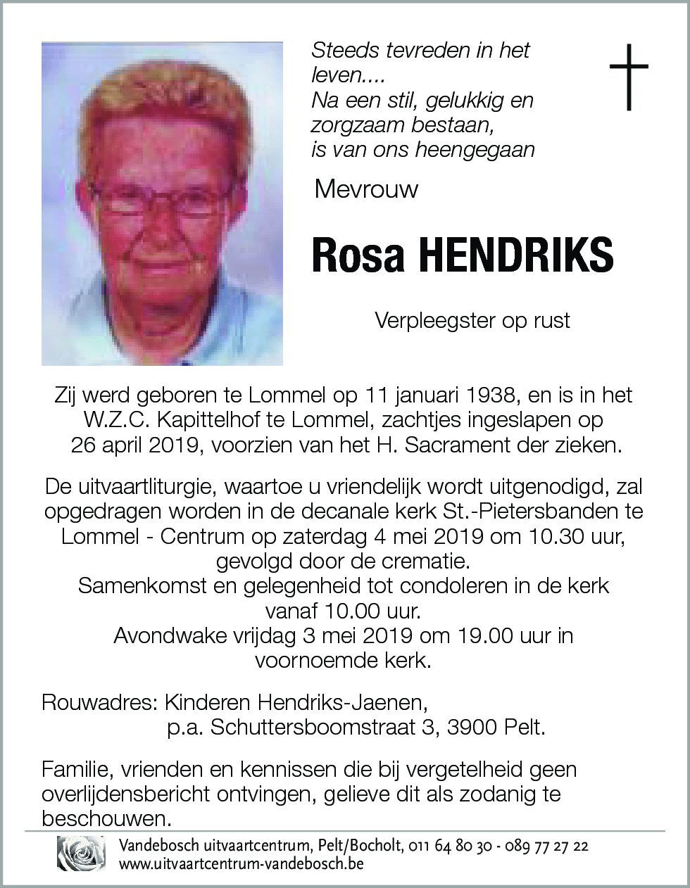 Rosa HENDRIKS