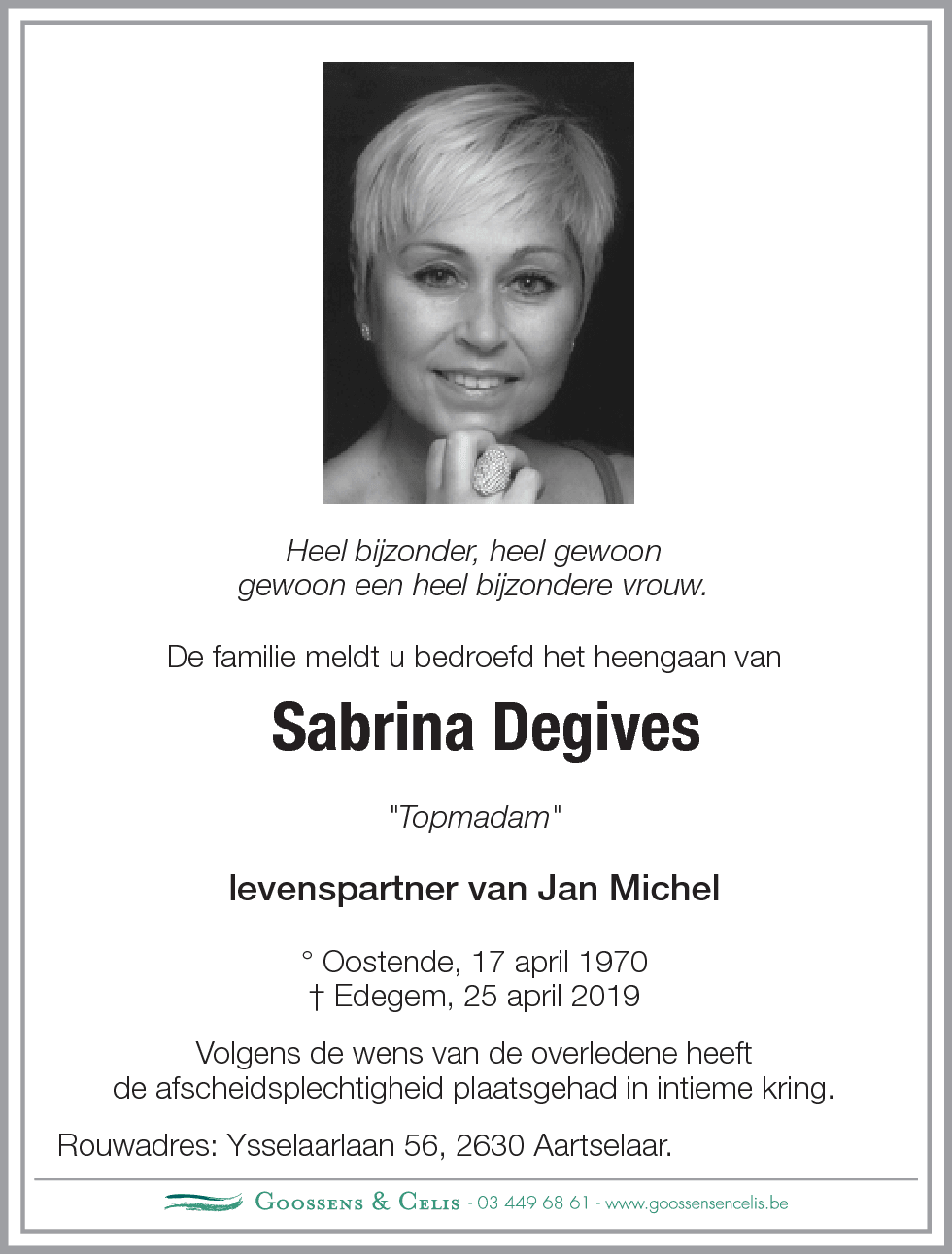 Sabrina Degives