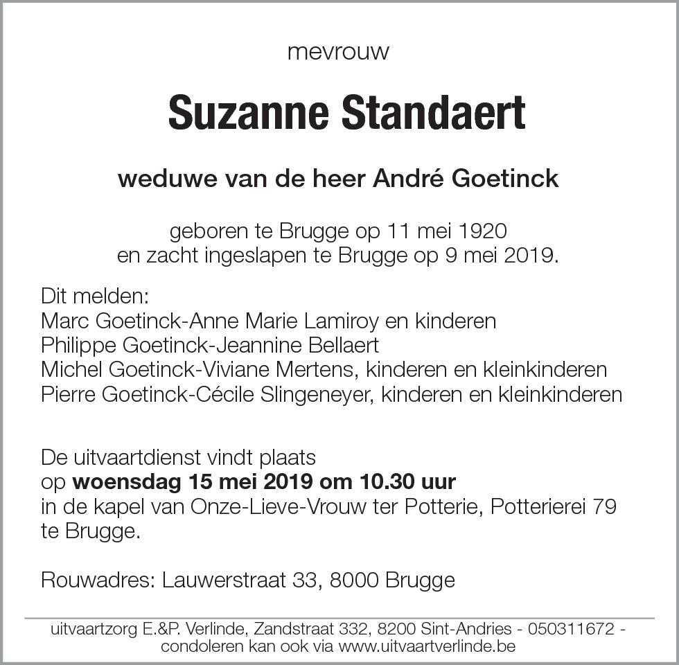 Suzanne Standaert