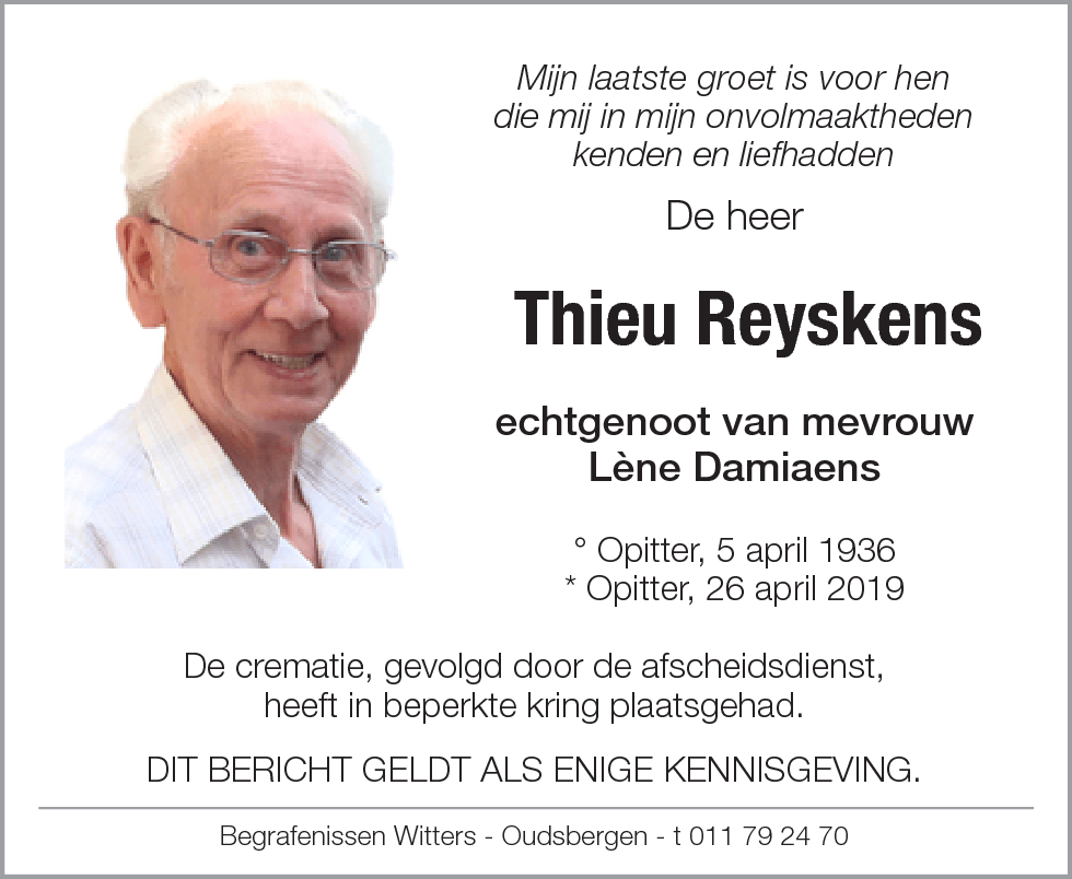 Thieu Reyskens