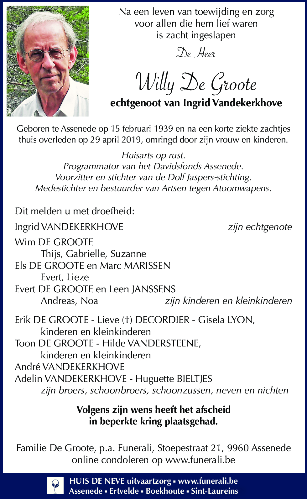 Willy De Groote