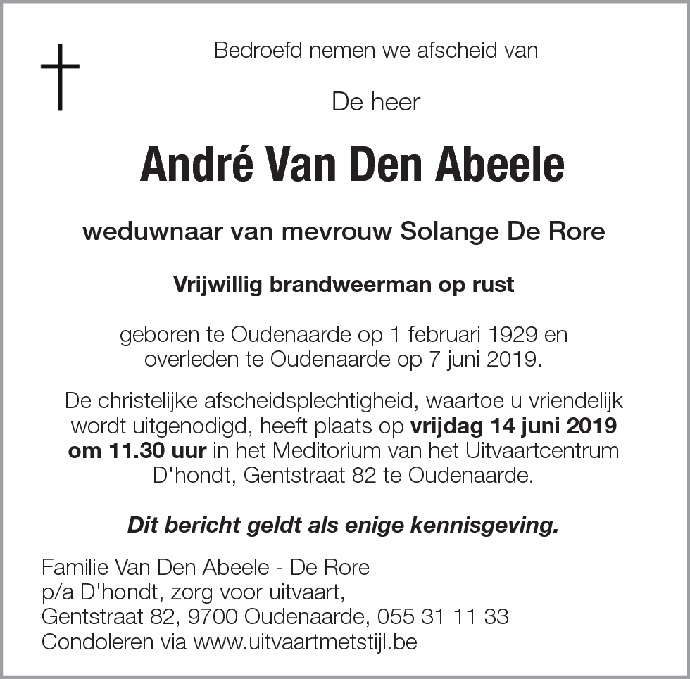 André Van Den Abeele