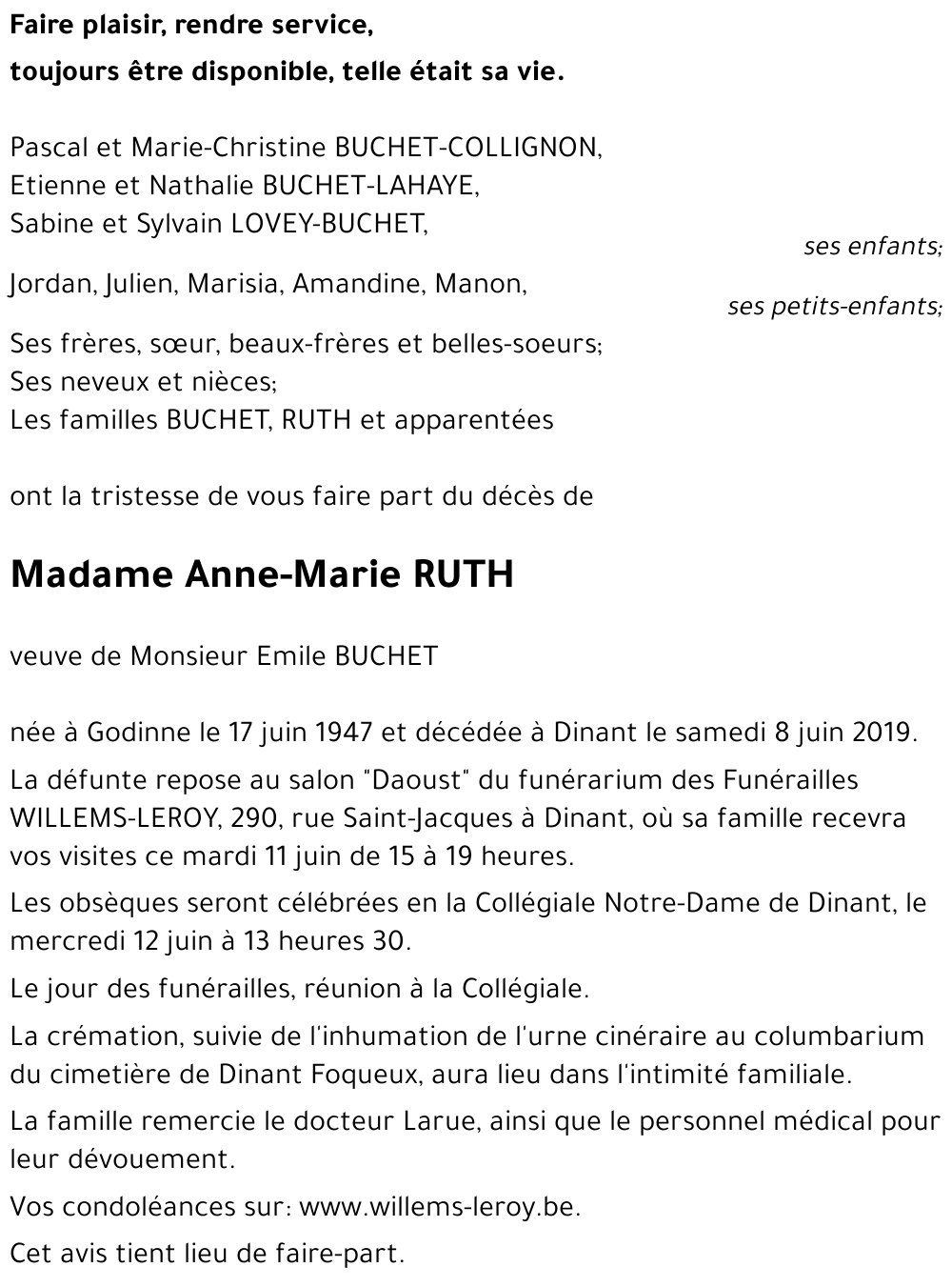 Anne-Marie RUTH