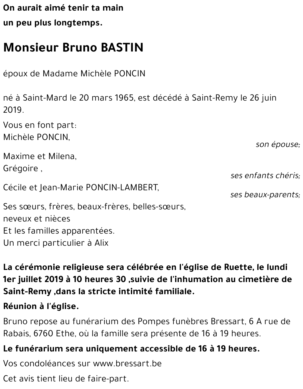 Bruno BASTIN 