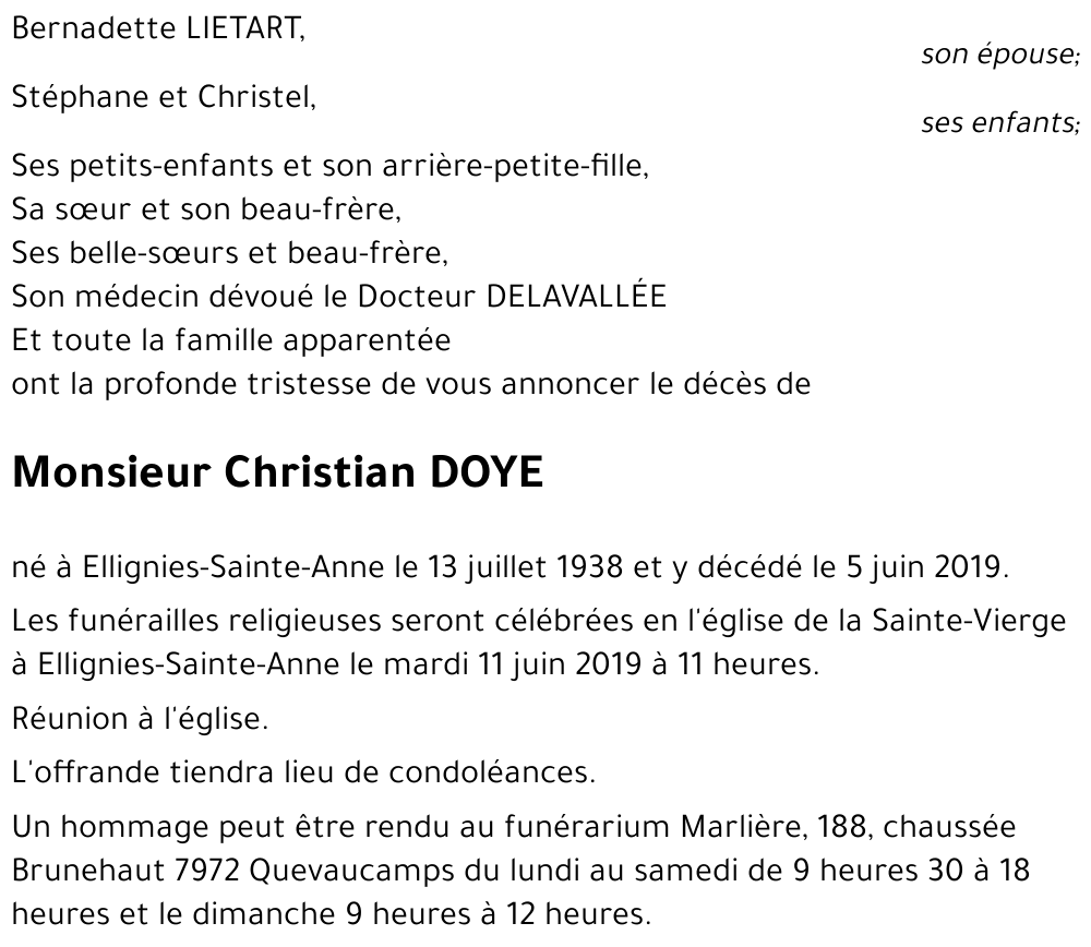 Christian Doye