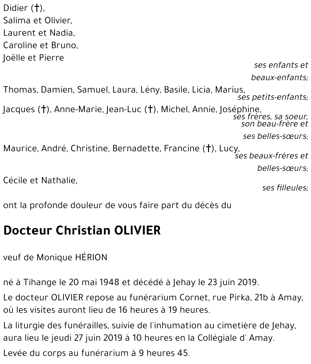 Christian OLIVIER