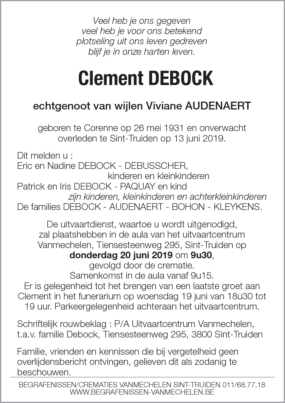 Clement Debock