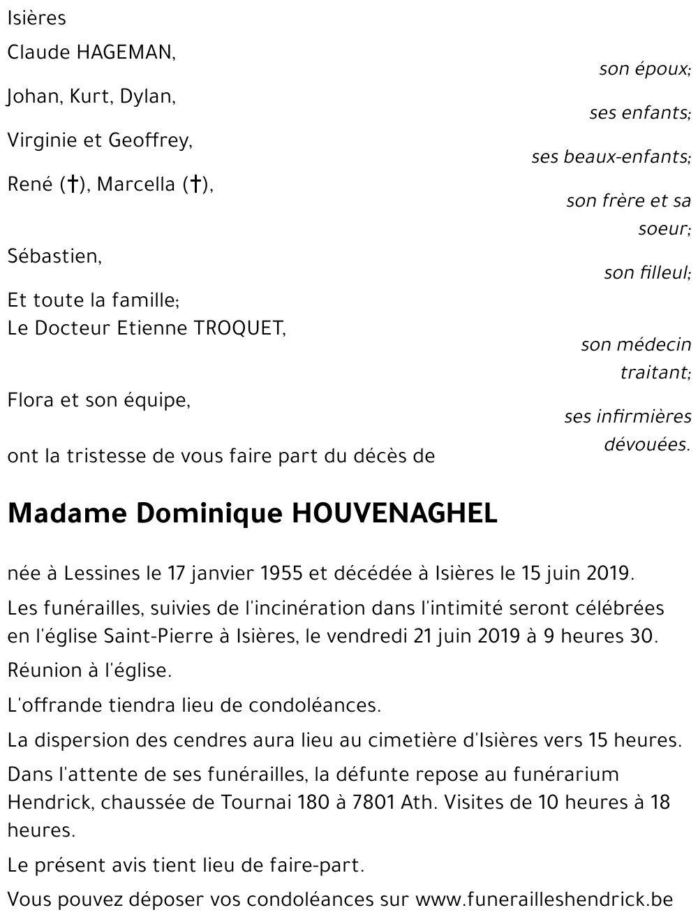 Dominique HOUVENAGHEL
