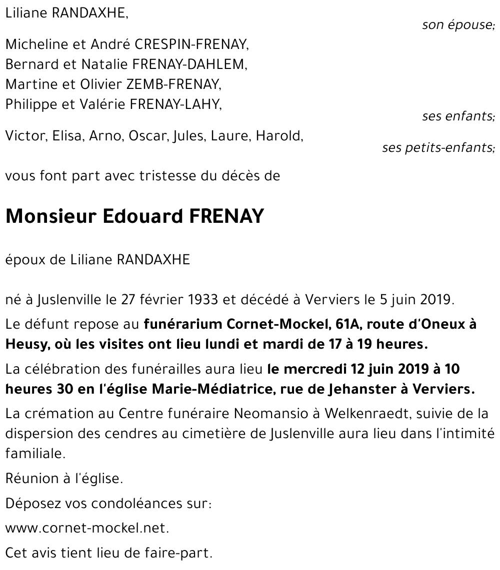 Edouard FRENAY