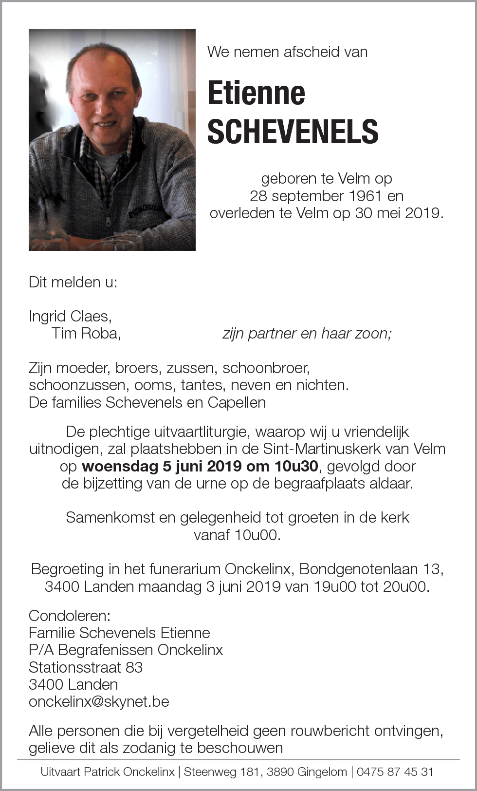 Etienne Schevenels