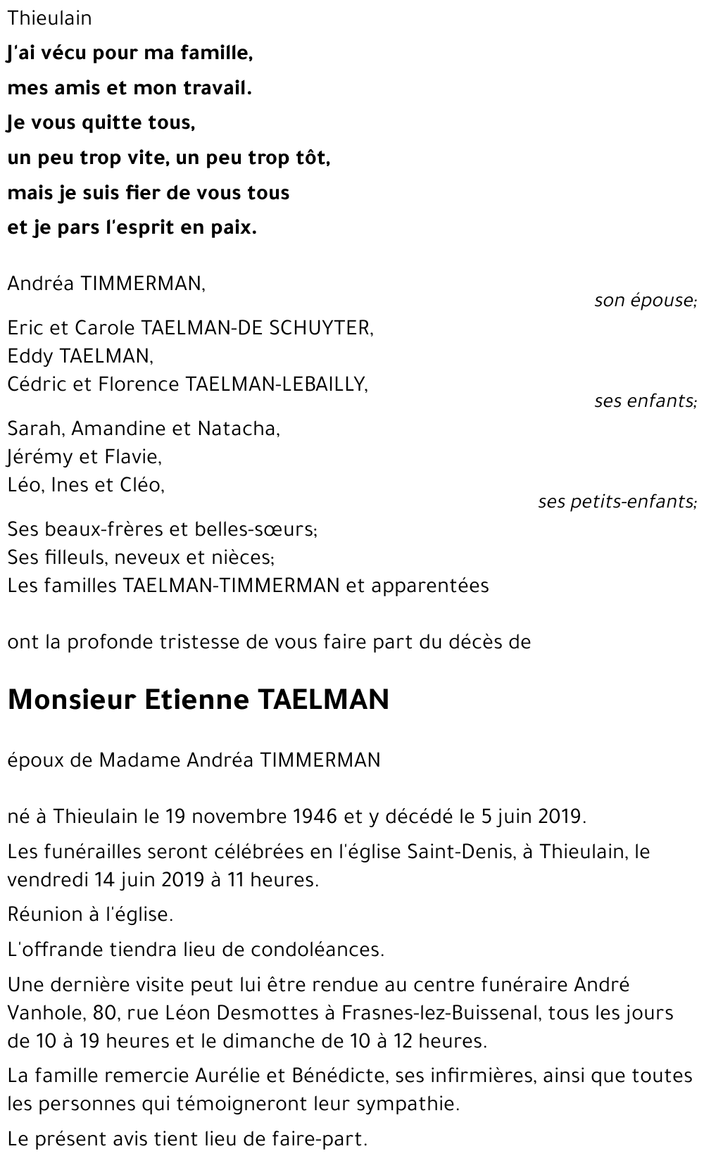 Etienne TAELMAN