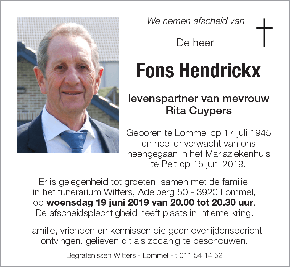 Fons Hendrickx