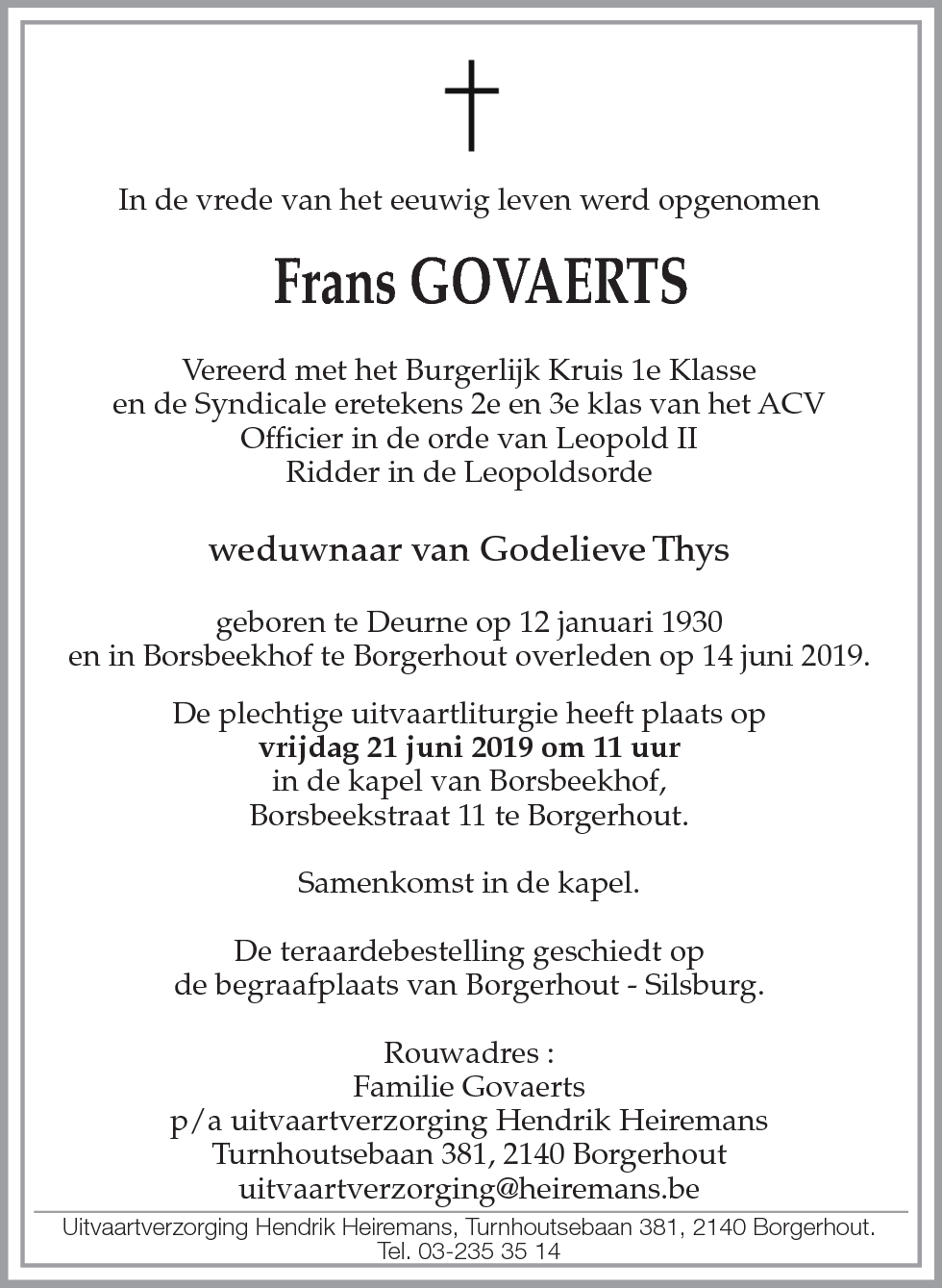 Frans Govaerts