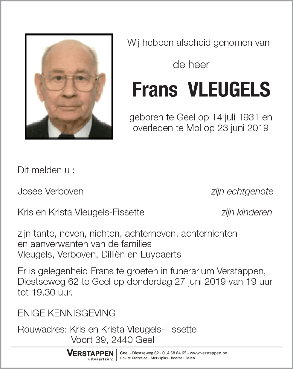 Frans Vleugels
