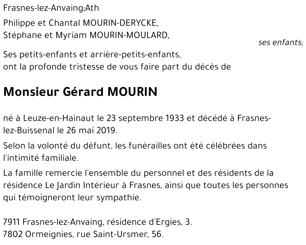 Gérard MOURIN