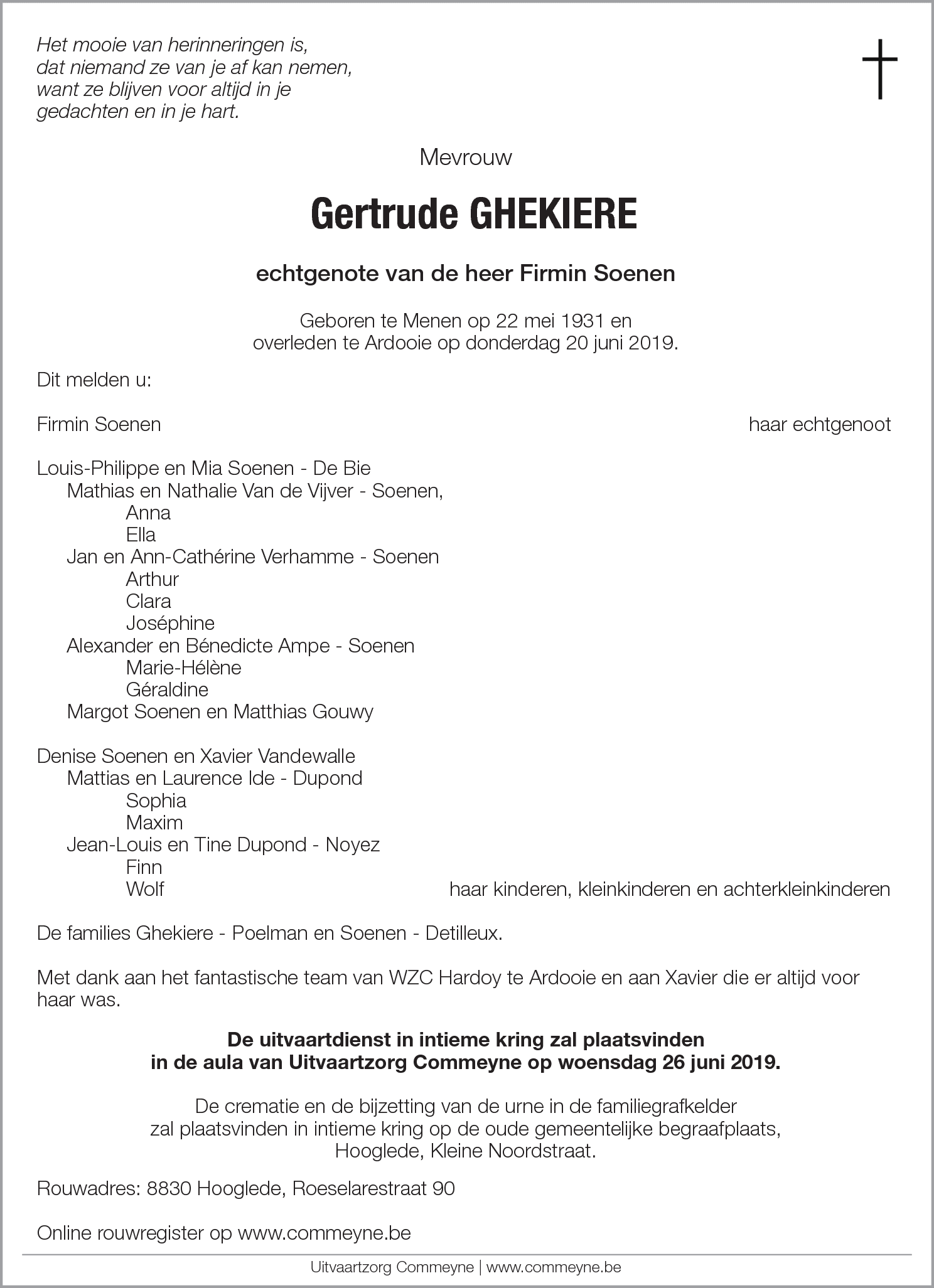 Gertrude Ghekiere