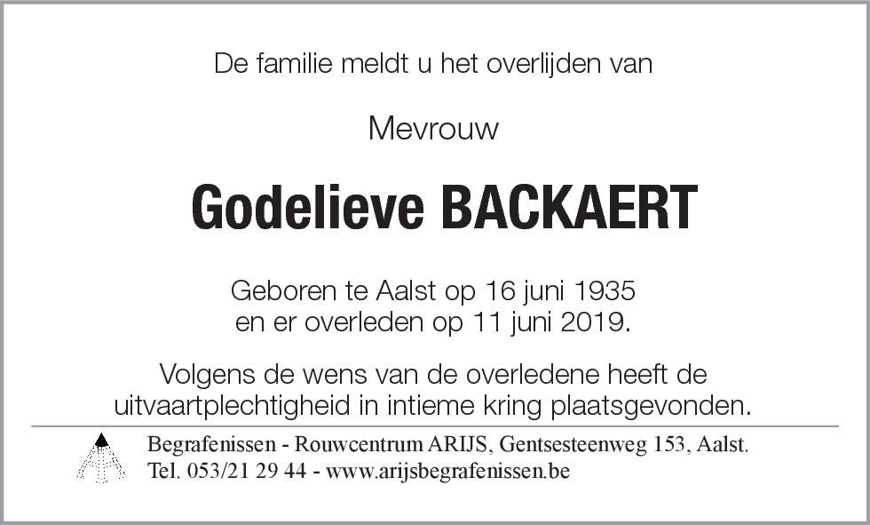 Godelieve Backaert